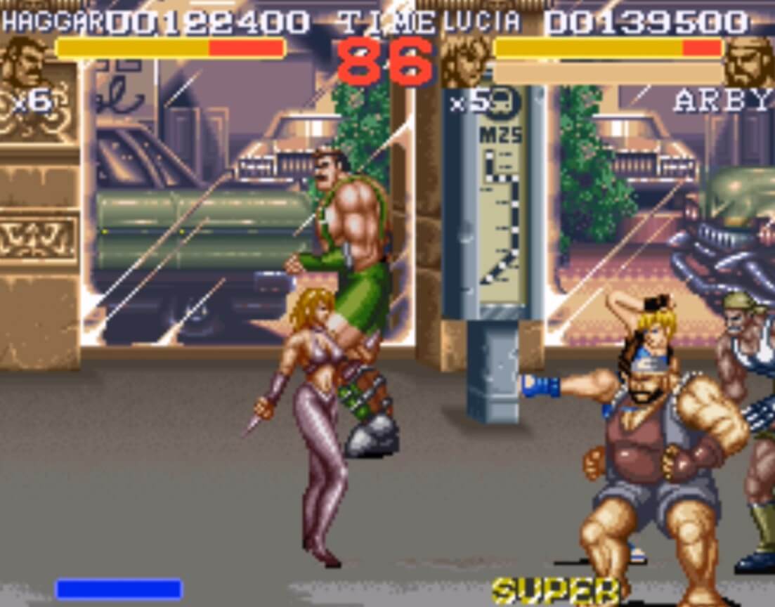 Final Fight 3 - геймплей игры Super Nintendo\Famicom